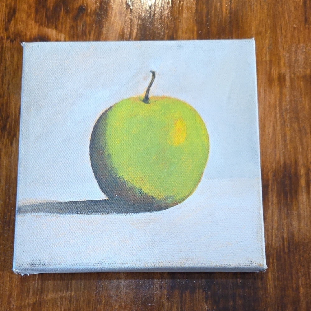 Green Apple Canvas Art